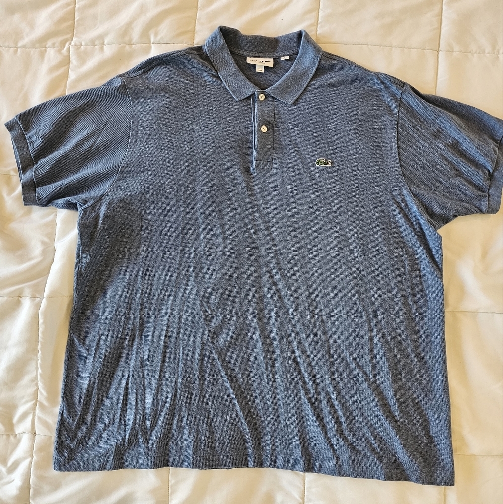 Lacoste Men's Polo XXXXL size 9 FR Blue